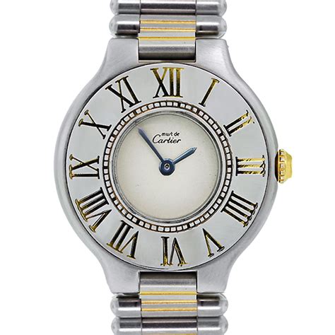 must de cartier quarz marchio originale|must de quartz watch.